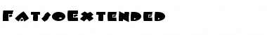 Download FatsoExtended Font Download FatsoExtended Font