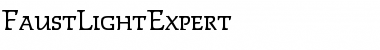 Download FaustLightExpert Font Download FaustLightExpert Font
