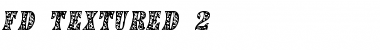 Download FD Textured 2 Font Download FD Textured 2 Font