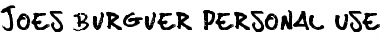 Download Joes Burger Font Download Joes Burger Font