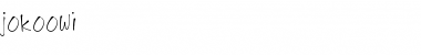 Download jokoowi Font Download jokoowi Font