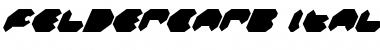 Download Feldercarb Italic Font Download Feldercarb Italic Font