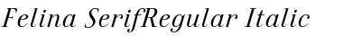 Download Felina SerifRegular Italic Font Download Felina SerifRegular Italic Font