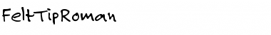 Download FeltTipRoman Font Download FeltTipRoman Font