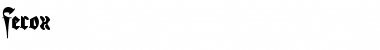 Download Ferox Font Download Ferox Font