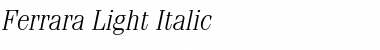 Download Ferrara-Light Font Download Ferrara-Light Font