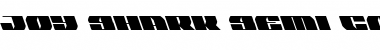 Download Joy Shark Semi-Condensed Leftalic Font Download Joy Shark Semi-Condensed Leftalic Font