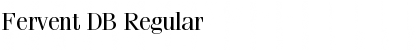Download Fervent DB Font Download Fervent DB Font