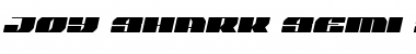 Download Joy Shark Semi-Italic Font Download Joy Shark Semi-Italic Font