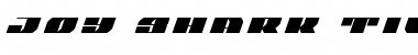 Download Joy Shark Title Italic Font Download Joy Shark Title Italic Font