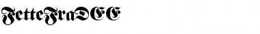 Download FetteFraDEE Font Download FetteFraDEE Font