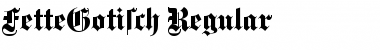 Download FetteGotisch Font Download FetteGotisch Font