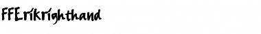 Download FFErikrighthand Font Download FFErikrighthand Font
