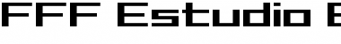 Download FFF Estudio Bold Font Download FFF Estudio Bold Font