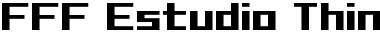 Download FFF Estudio Thin Bold Font Download FFF Estudio Thin Bold Font