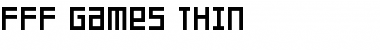 Download FFF Games Thin Font Download FFF Games Thin Font
