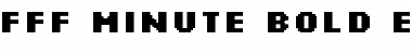 Download FFF Minute Bold Extended Font Download FFF Minute Bold Extended Font