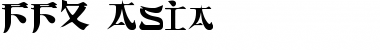 Download FFX Asia Font Download FFX Asia Font