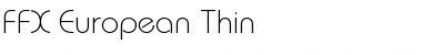Download FFX European Thin Font Download FFX European Thin Font