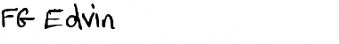 Download FG Edvin Font Download FG Edvin Font