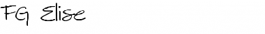 Download FG Elise Font Download FG Elise Font