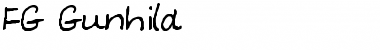 Download FG Gunhild Font Download FG Gunhild Font