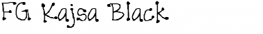 Download FG Kajsa Black Font Download FG Kajsa Black Font