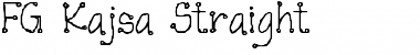 Download FG Kajsa Straight Font Download FG Kajsa Straight Font