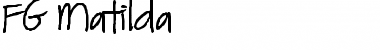 Download FG Matilda Font Download FG Matilda Font