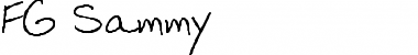 Download FG Sammy Font Download FG Sammy Font