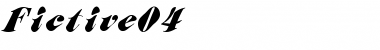 Download Fictive04 Font Download Fictive04 Font
