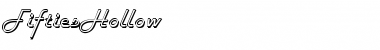 Download FiftiesHollow Font Download FiftiesHollow Font