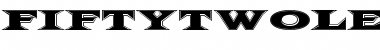 Download FiftyTwoLetters Font Download FiftyTwoLetters Font
