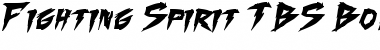 Download Fighting Spirit TBS Font Download Fighting Spirit TBS Font