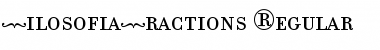 Download FilosofiaFractions Font Download FilosofiaFractions Font