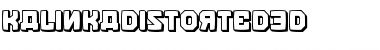Download Kalinka Distorted 3D Font Download Kalinka Distorted 3D Font