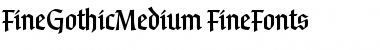 Download FineGothicMedium Font Download FineGothicMedium Font