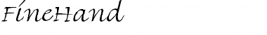 Download FineHand Font Download FineHand Font