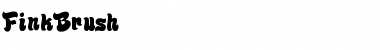 Download FinkBrush Font Download FinkBrush Font