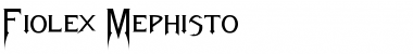 Download Fiolex Mephisto Font Download Fiolex Mephisto Font