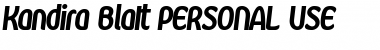 Download Kandira PERSONAL Font Download Kandira PERSONAL Font