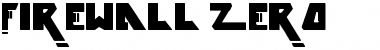 Download Firewall zero Font Download Firewall zero Font