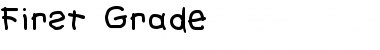 Download First Grade Font Download First Grade Font