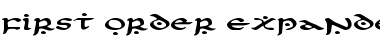 Download First Order Expanded Font Download First Order Expanded Font