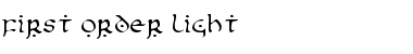 Download First Order Light Font Download First Order Light Font