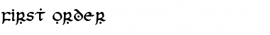Download First Order Font Download First Order Font