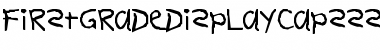 Download FirstGradeDisplayCapsSSK Font Download FirstGradeDisplayCapsSSK Font