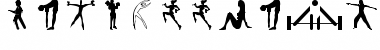 Download FitnessSilhouettes Font Download FitnessSilhouettes Font