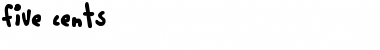 Download five cents Font Download five cents Font