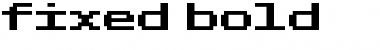 Download fixed_bold Font Download fixed_bold Font